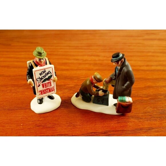 Dept 56 Christmas In The City - All Around The Town Set Of 2 #55450 - Picture 1 of 5